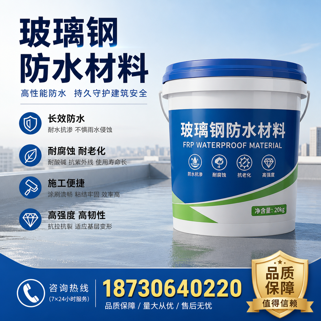 专家解析:玻璃钢防水材料的市场前景分析在 汉中
